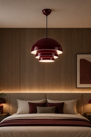 Lampadario Layer - 40 W - Bordeaux