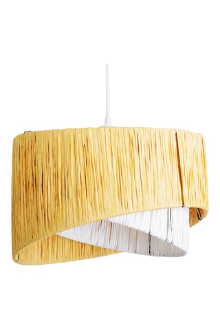 Lampadario Cake - 60 W - Giallo e bianco