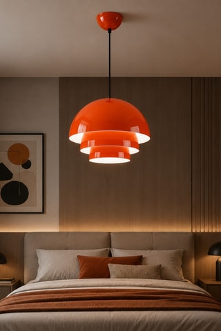Lampadario Layer - 40 W - Arancione