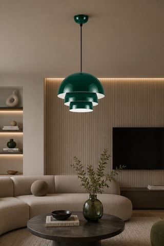 Lampadario Layer - 40 W - Verde