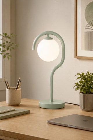Lampada da tavolo Gedik - 40 W - Verde