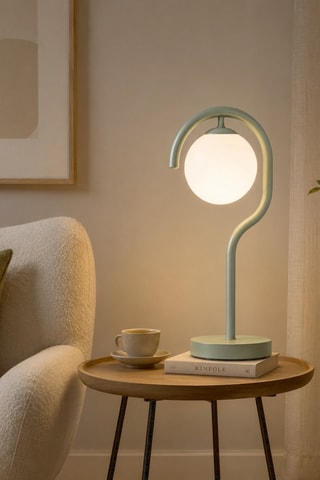 Lampada da tavolo Gedik - 40 W - Verde