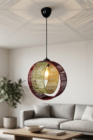 Lampadario Ring - 60 W - Verde