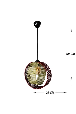 Lampadario Ring - 60 W - Verde