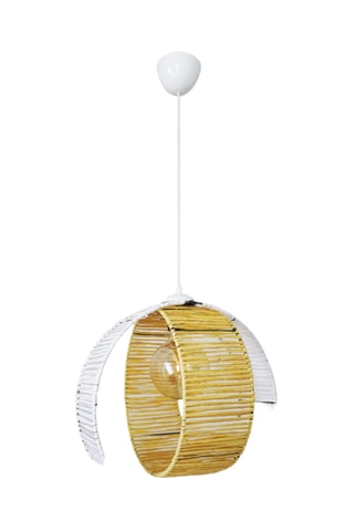Lampadario Ring - 60 W - Giallo e bianco