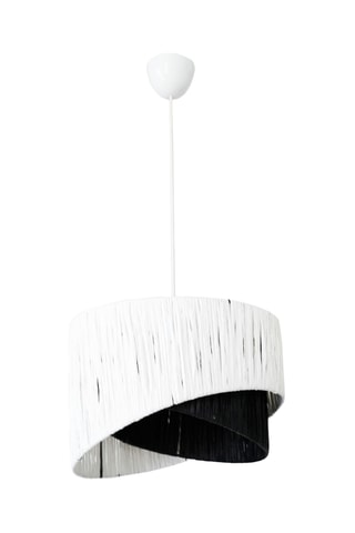 Lampadario Cake - 60 W - Bianco e nero