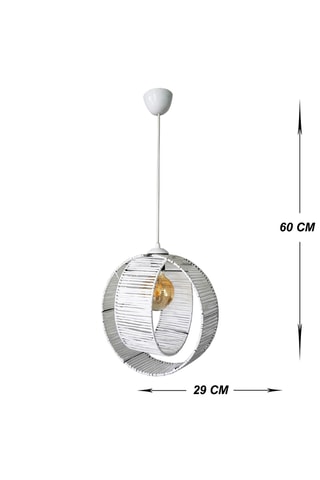 Lampadario Ring - 60 W - Bianco