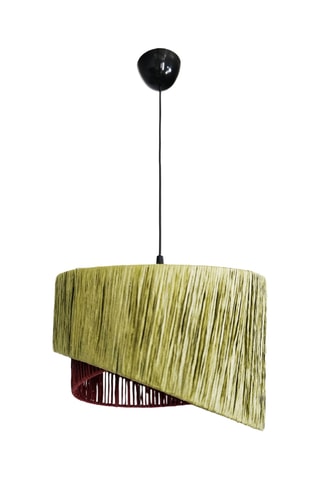 Lampadario Cake - 60 W - Verde e rosso