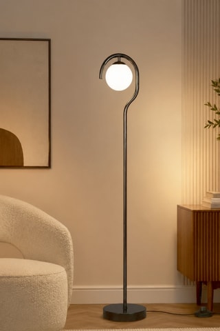 Lampada da terra Gedik - 40 W - Nero