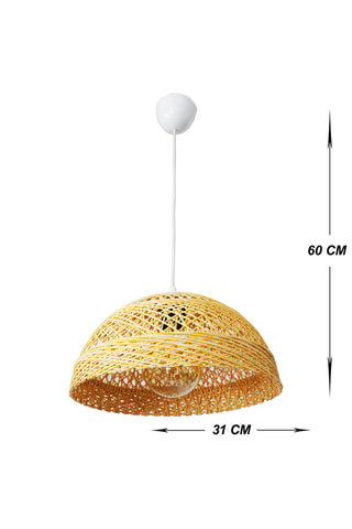 Lampadario Calotte - 60 W - Giallo