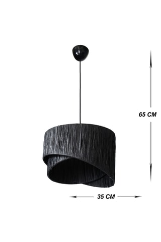 Lampadario Cake - 60 W - Nero