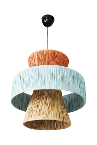 Lampadario Horizon - 60 W - Blu e arancione