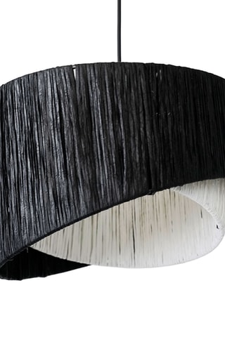 Lampadario Cake - 60 W - Nero e bianco