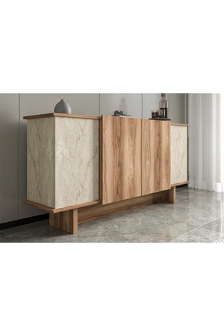 Buffet 4 portes Diana - 180 x 81 x 40 cm