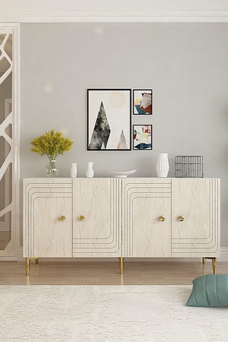 Console 4 portes - 150 x 75 x 32 cm