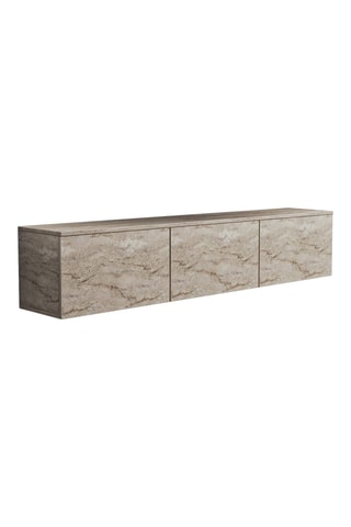 Meuble TV 3 abattants Neon Illuminated - 160 x 35 x 32 cm
