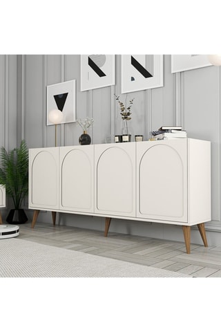 Buffet 4 portes Lyon 81 - 180 x 81 x 35 cm