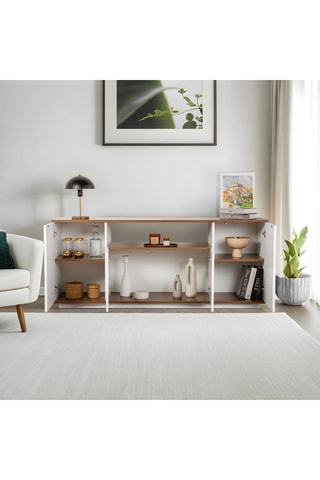Console 4 portes - 180 x 75 x 44,5 cm