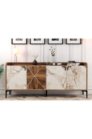 Bahut 4 portes - 180 x 35 x 78 cm