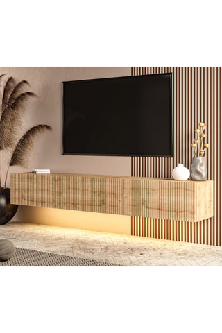 Meuble TV 3 étagère - 180 x 28,6 x 31,4 cm