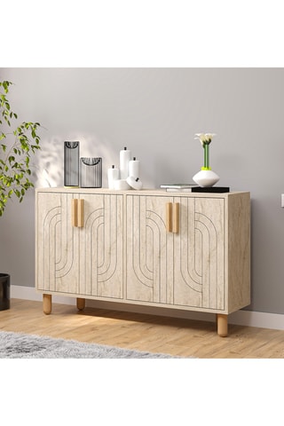 Buffet 4 portes Rodney - 120 x 73,6 x 29,6 cm
