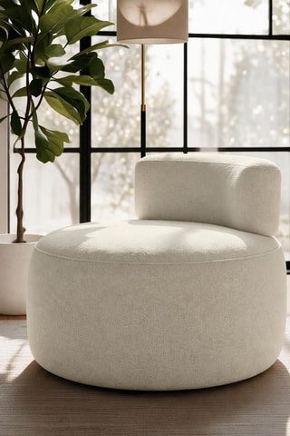 Fauteuil  Ellipse - Beige - Toucher doux