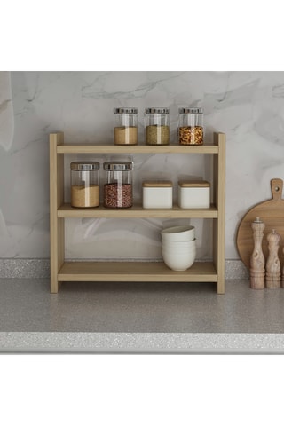 Etagère de cuisine murale 3 niveaux - 44 x 10 x 40 cm