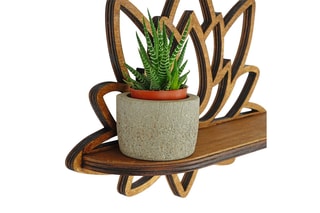Etagère murale Marron