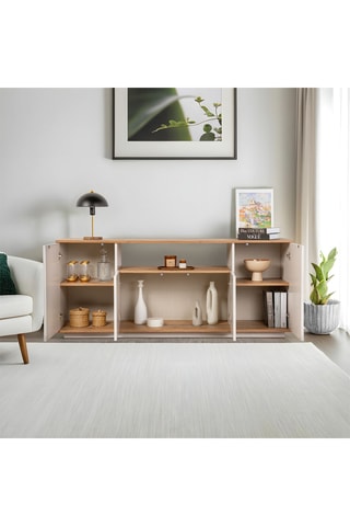 Buffet 4 portes Arista -  180 x 75 x 44,5 cm