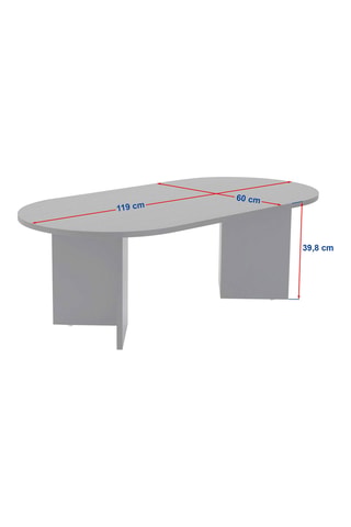 Table basse Sable - 119 x 39,8 x 60 cm