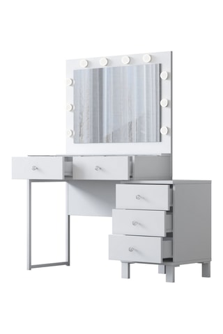 Coiffeuse 5 tiroirs  BJ150 - 141,8 x 120 x 40 cm