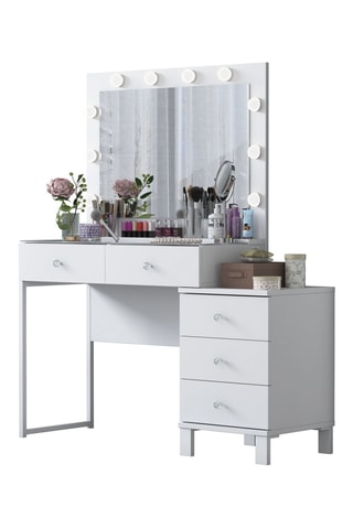 Coiffeuse 5 tiroirs  BJ150 - 141,8 x 120 x 40 cm