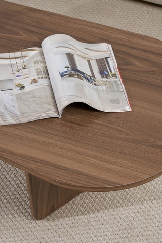 Table basse Ovalis - 130 x 40 x 65 cm