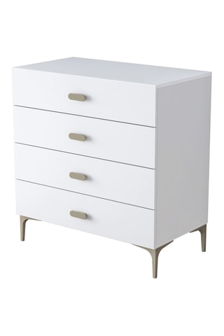Commode 4 tiroirs - 85,6 x 90,7 x 45 cm
