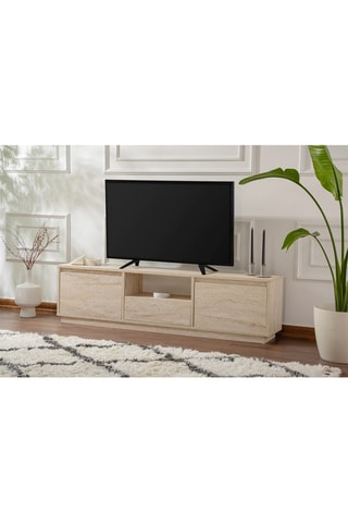 Meuble TV 3 abattants Vanguard - 160 x 42 x 29,5 cm