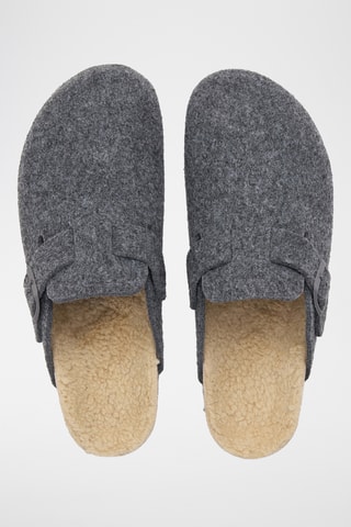 Gevoerde Clogs - Grijs