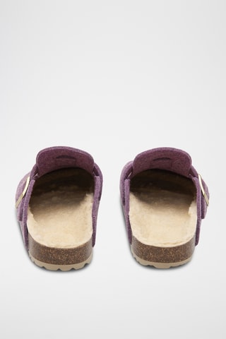 Gevoerde Clogs - Paars