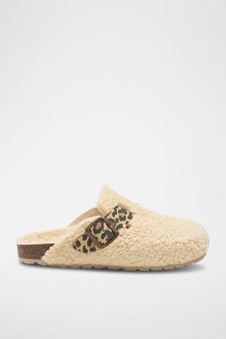 Gevoerde Clogs - Beige