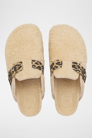 Gevoerde Clogs - Beige