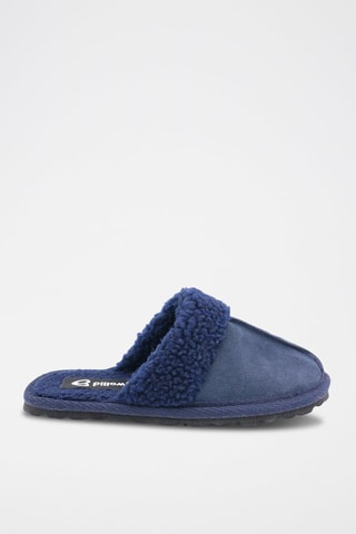 Nubuck Pantoffels Matrix - Blauw