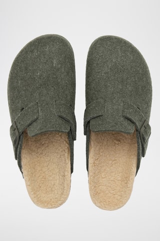 Gevoerde Clogs - Groen