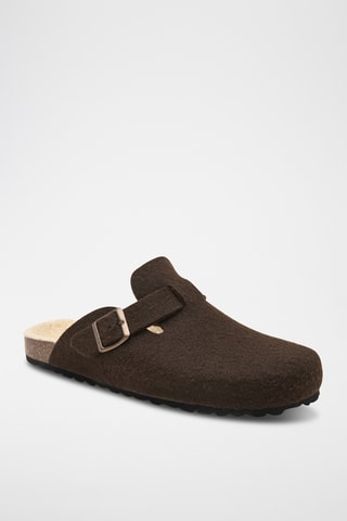 Gevoerde Clogs - Bruin