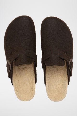 Gevoerde Clogs - Bruin