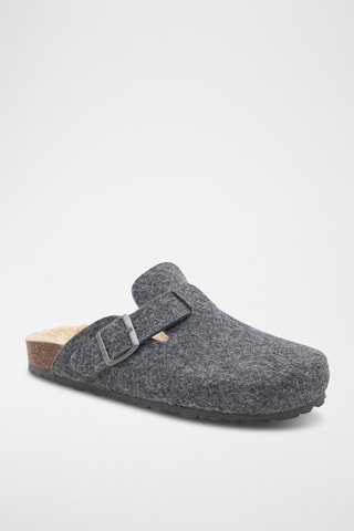 Gevoerde Clogs - Grijs