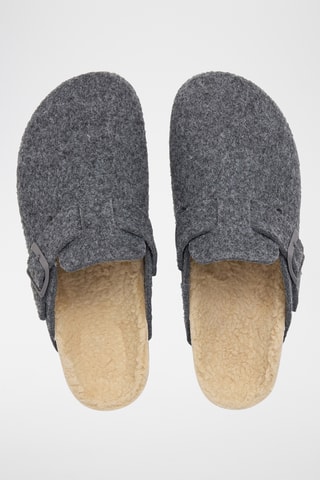 Gevoerde Clogs - Grijs