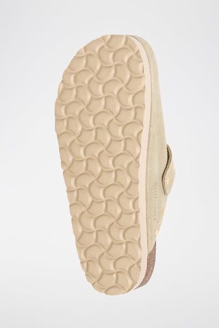 Leren Clogs - Kaki