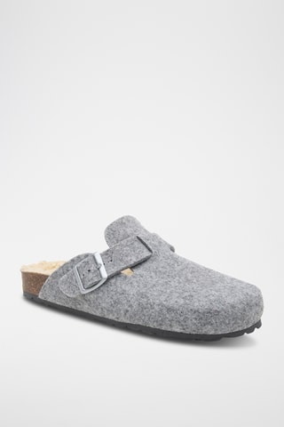 Gevoerde Clogs - Grijs