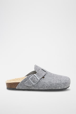Gevoerde Clogs - Grijs