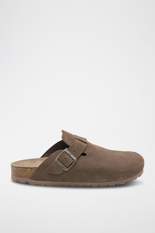 Sabots en cuir  - Marron