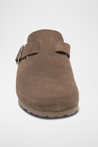 Sabots en cuir  - Marron